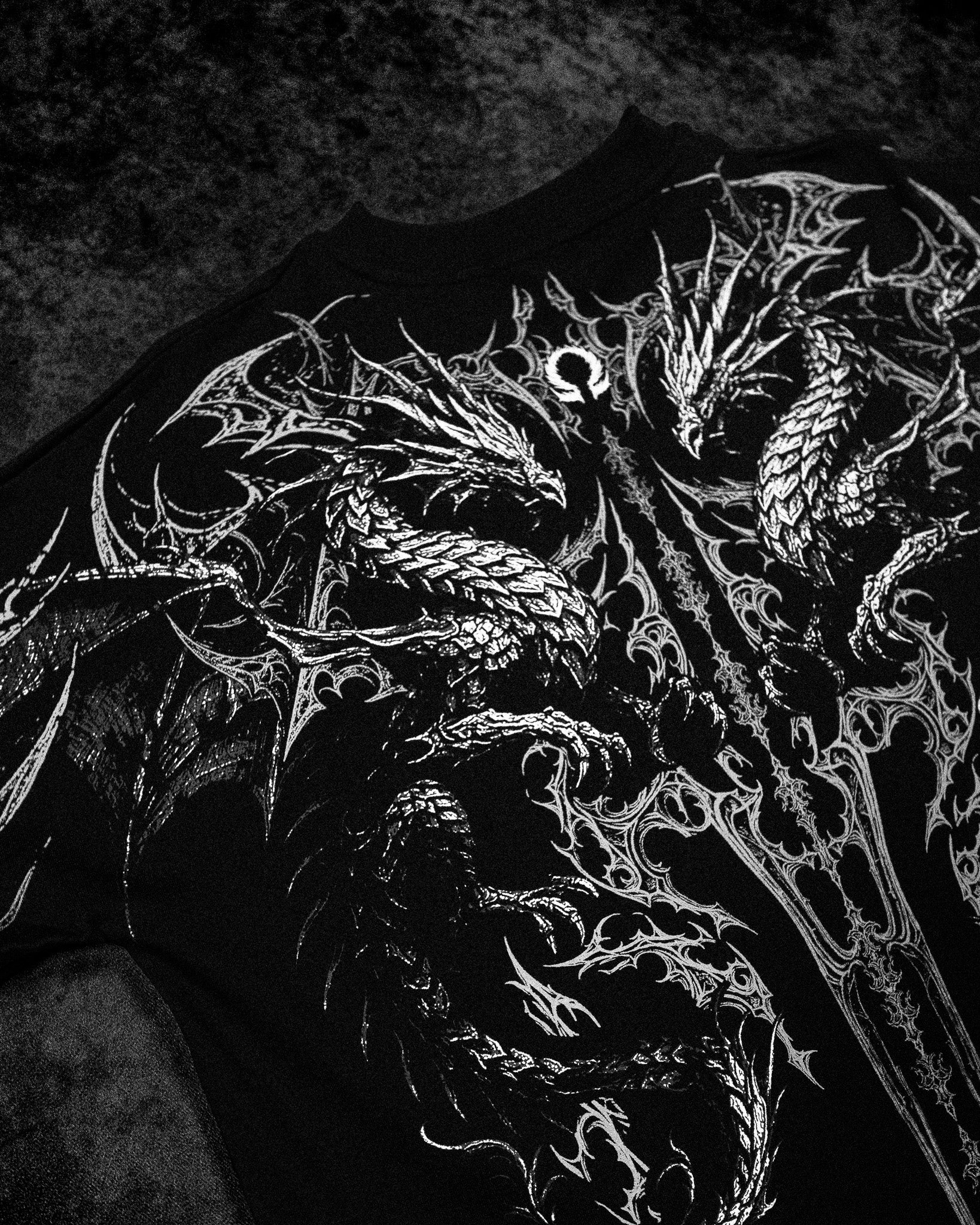 Oversized T-SHIRT [VOID BLACK] [MENS DEC COLL 2025] - Breathedivinity