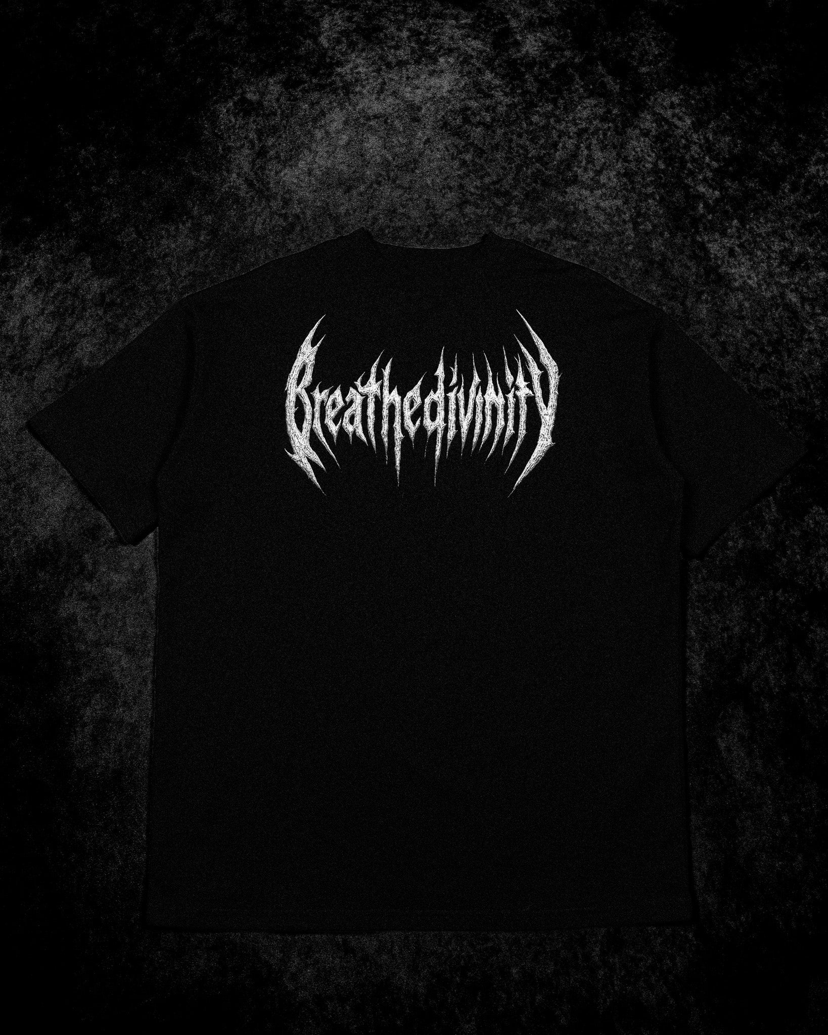 (1) Oversized T-shirt [VOID BLACK] [MENS DEC COLL 2025] - Breathedivinity
