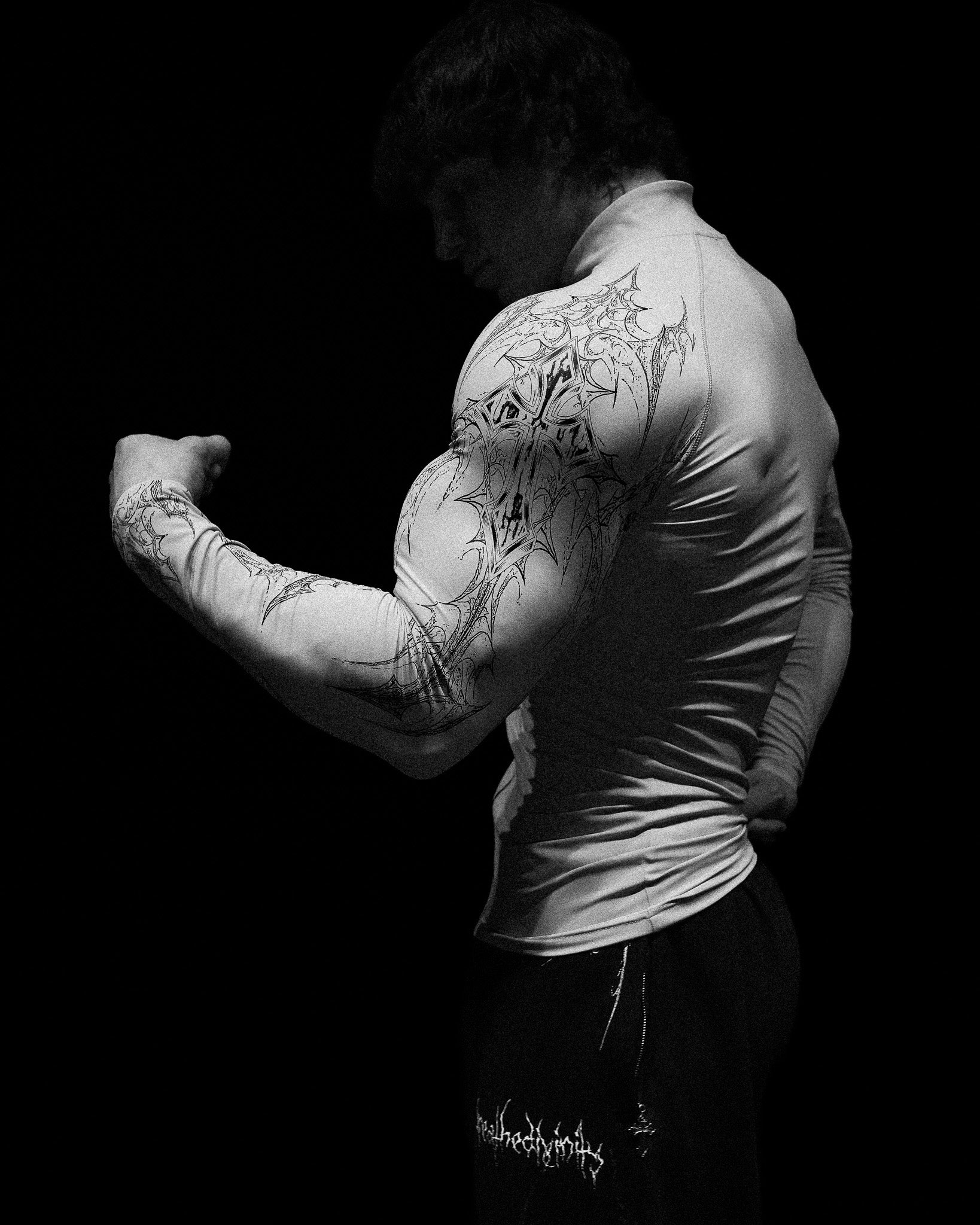 Void Tech™ Vampire Hunter Zip-up Compression [SILVER] - Breathedivinity