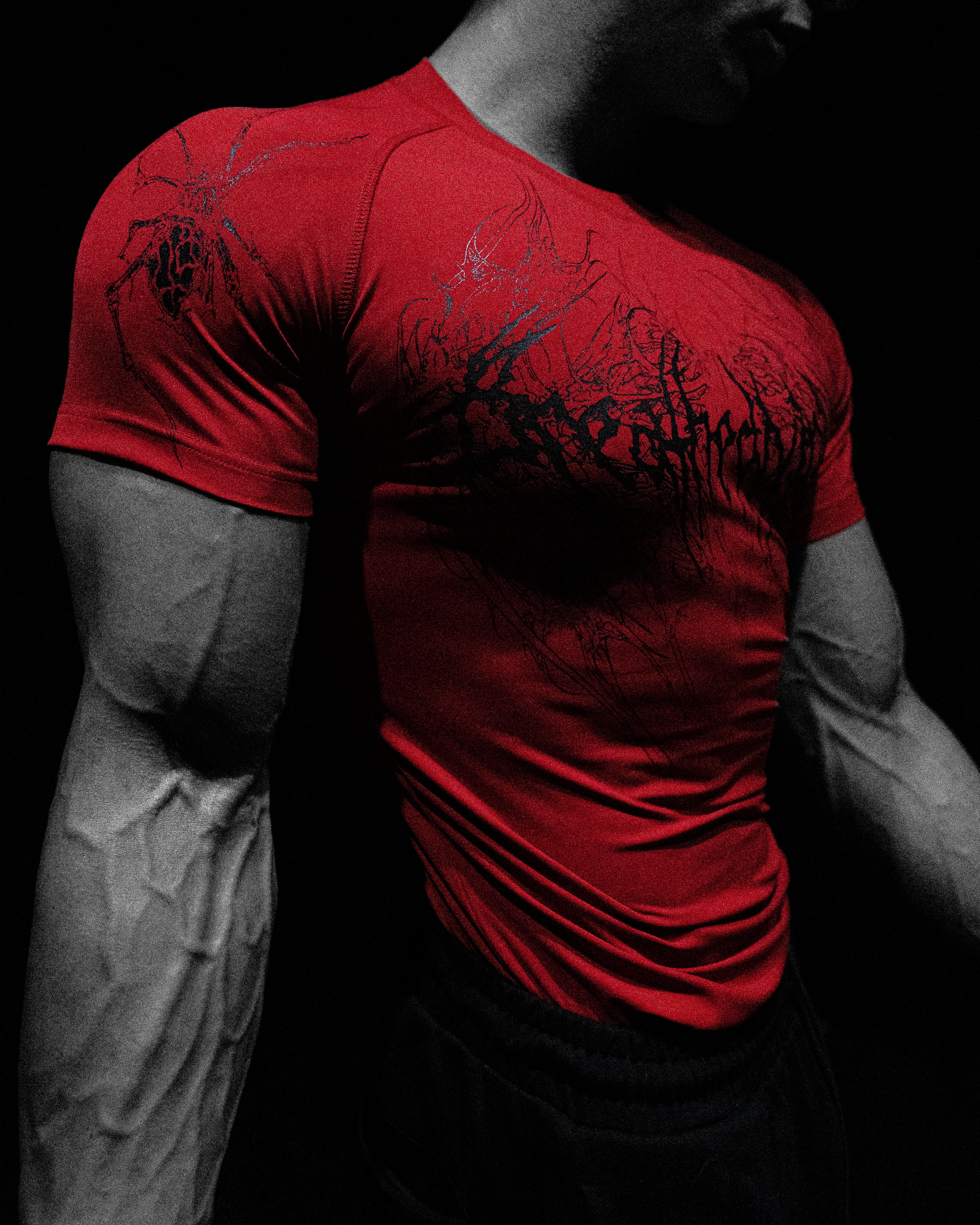 Void Tech™ Shadows Of Death Compression [CRIMSON RED] - Breathedivinity
