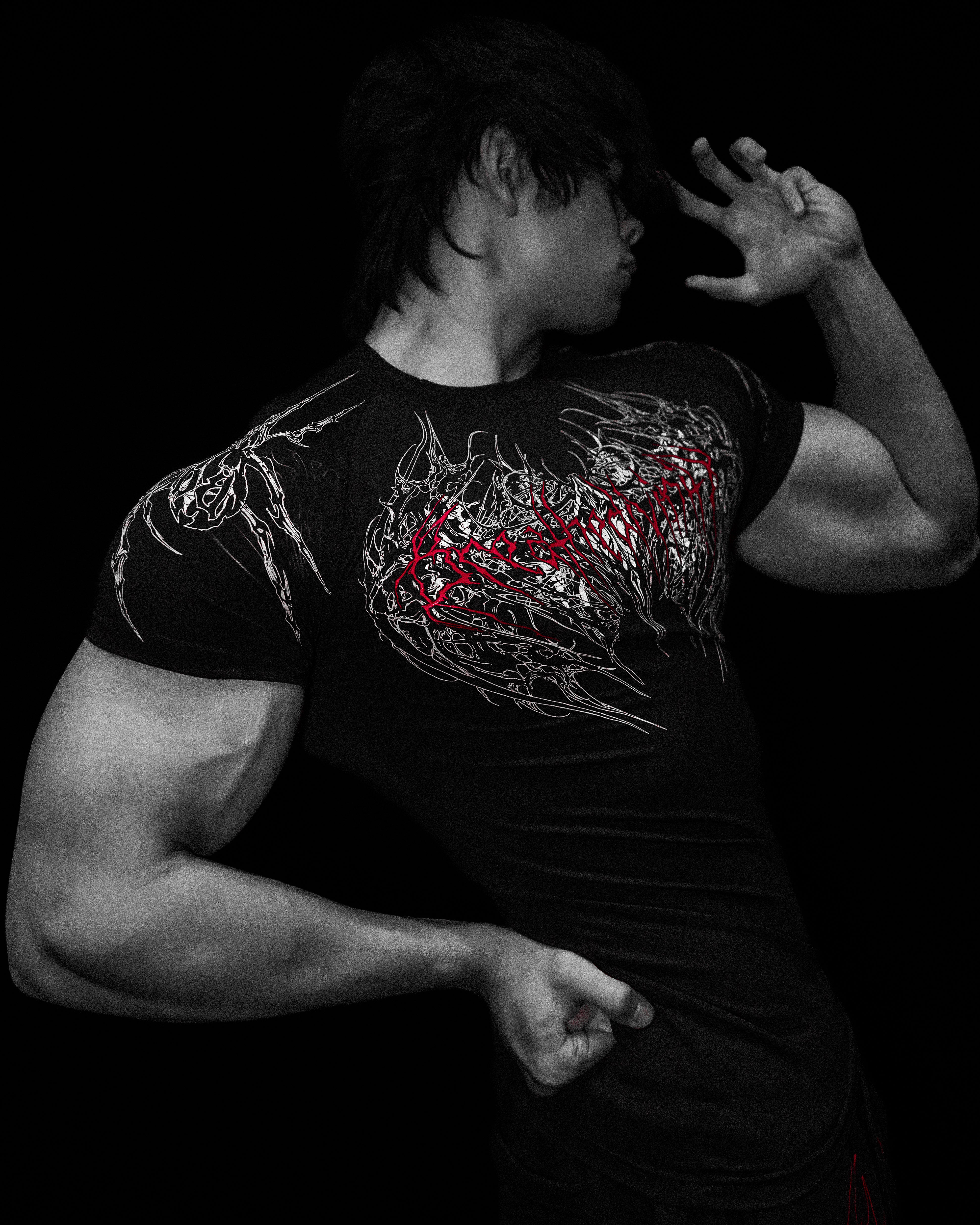 Void Tech™ Shadows Of Death Compression [HEAVENLY RED] - Breathedivinity