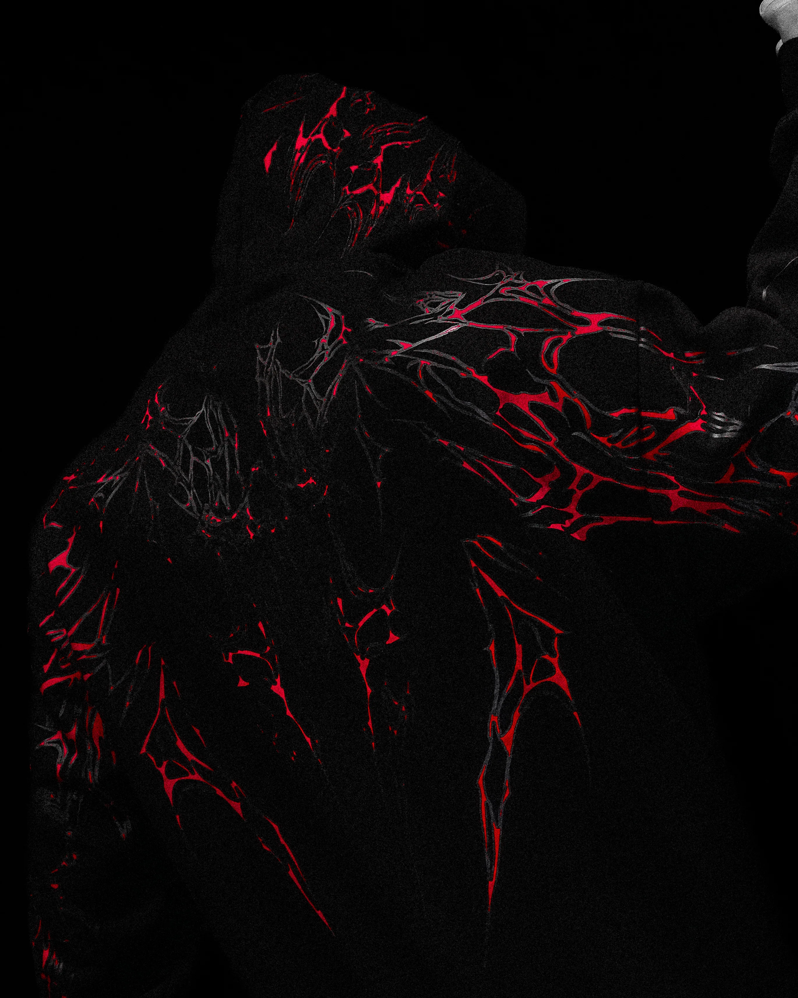 Doomslayer Oversized Pullover Hoodie [NIGHTMARE] - Breathedivinity