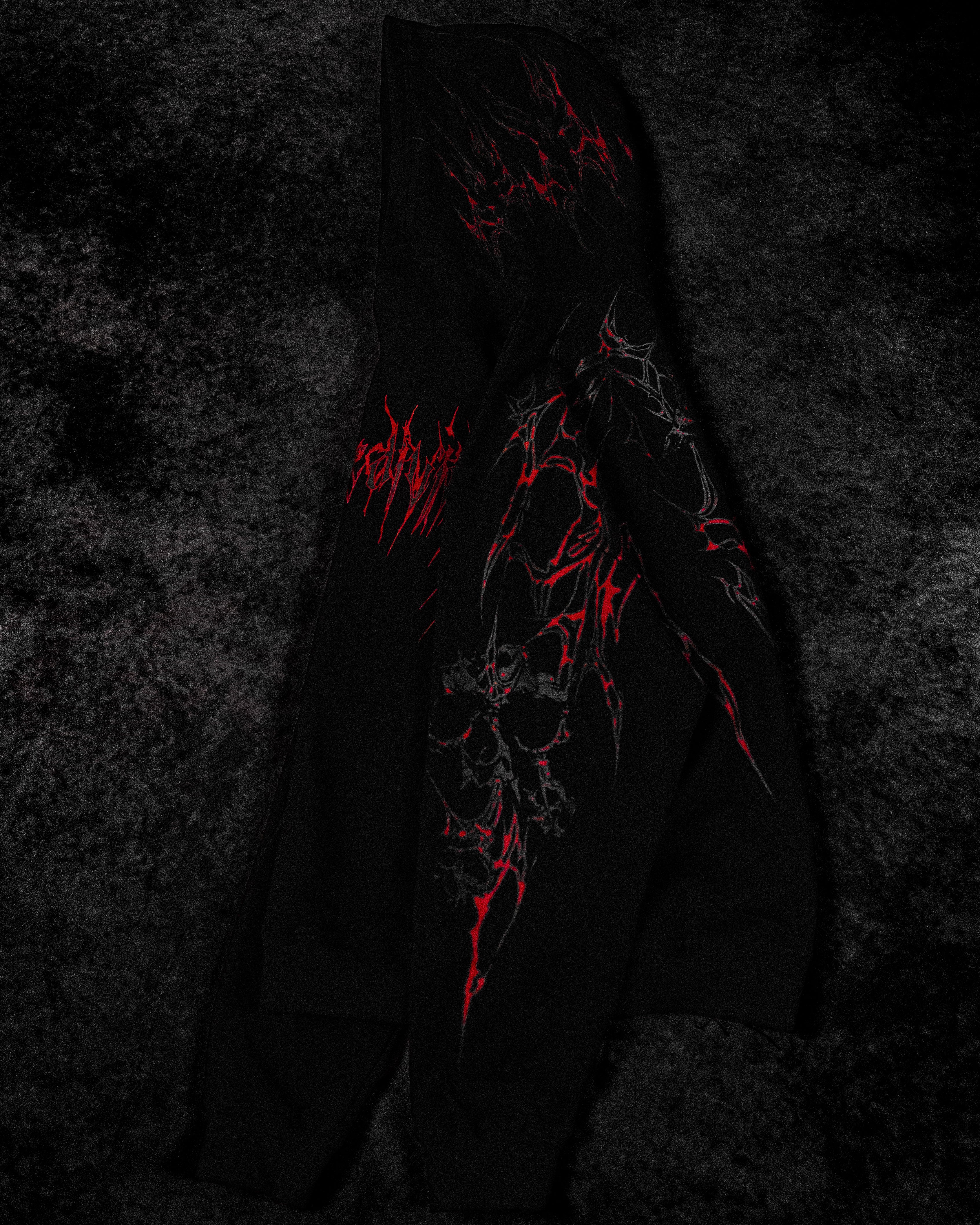 Doomslayer Oversized Pullover Hoodie [NIGHTMARE] - Breathedivinity